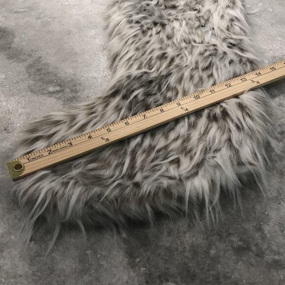 Trimsetter Faux Fur Christmas Stocking Set Plush Holiday Winter Decor Dillards - Picture 7 of 7